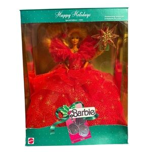 Vintage NIB 1990 Holiday Barbie